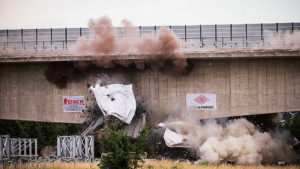 Brückensprengung in Neckarsulm