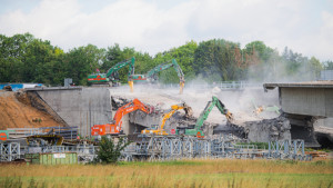 Nach der Sprengung