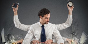 Multitasking führt zu Stress