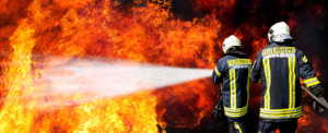 Feuerwehr in Aktion