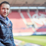 Stephan Bandholz an seinem Arbeitsplatz