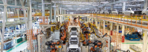 Roboter, Fahrzeugproduktion, Fließband, Automation