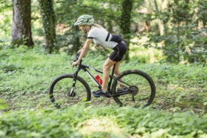 Karin am Wochenende mit dem Mountainbike