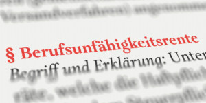 Berufsunfähigkeit