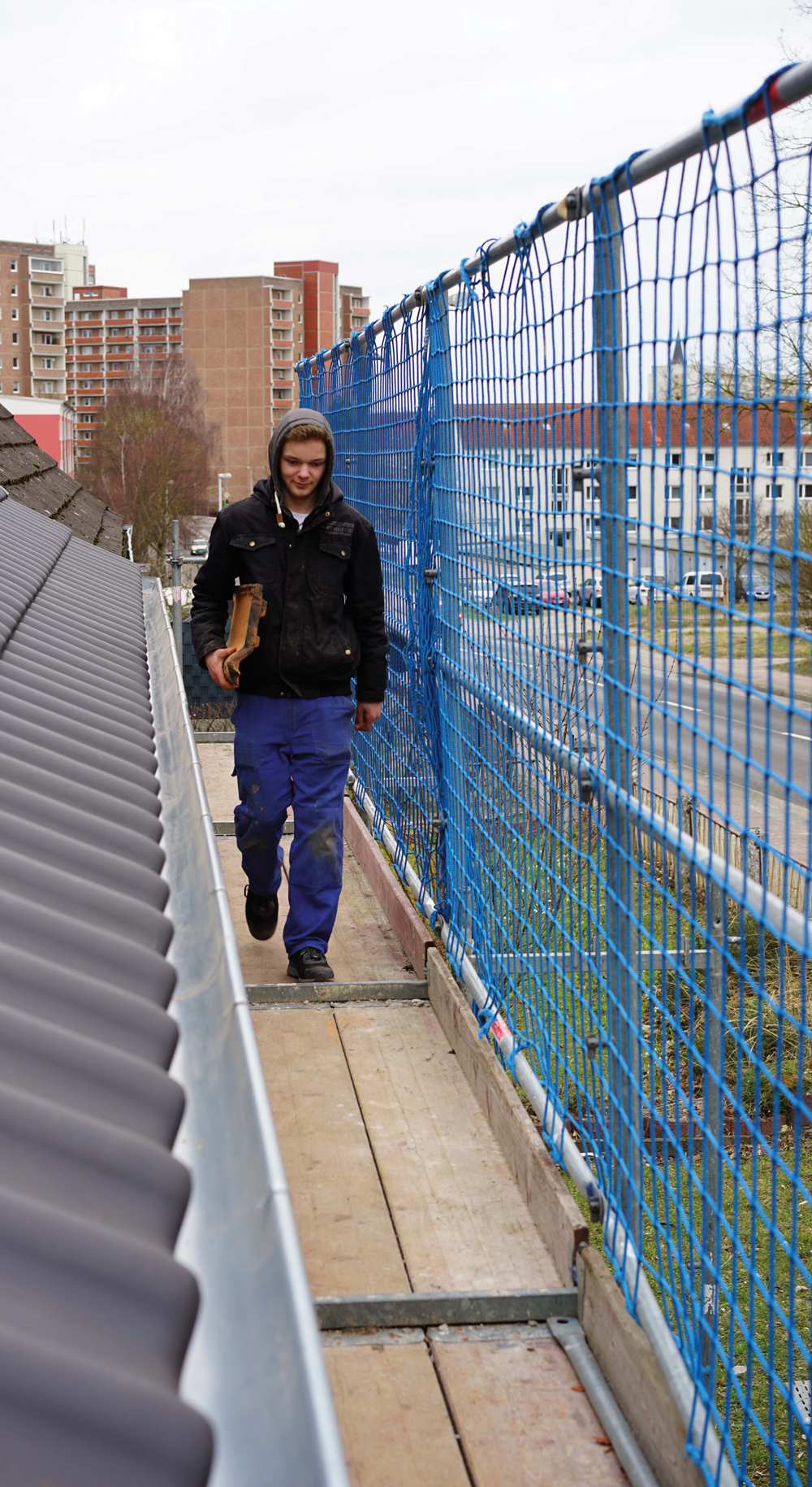 Arbeitssicherheit bei Dachdeckern