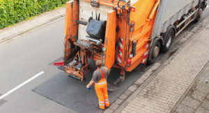Prüfsiegel Müllfahrzeug