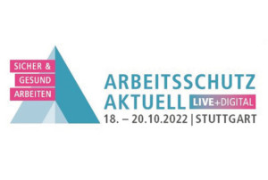 Drei Tage im Zeichen des Arbeitsschutzes: Logo "Arbeitsschutz Aktuell"