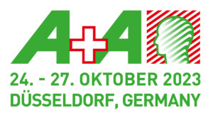 Logo: A+A 2023 / Messe Düsseldorf